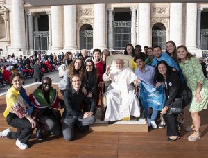 El encuentro contó con la presencia del Papa Francisco, quien relevó la importancia y sentido del Aprendizaje Servicio. 